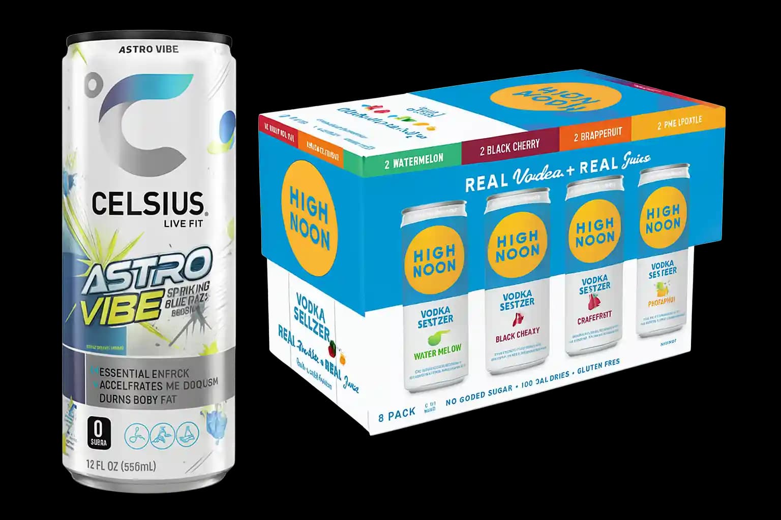 High Noon Beach variety packs were recalled after some cans labeled as CELSIUS® Astro Vibe energy drink were actually filled with vodka seltzer.